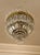 1940s Vintage Empire Style Bohemian Crystal Ceiling Light, 1940s For Sale - Image 5 of 12