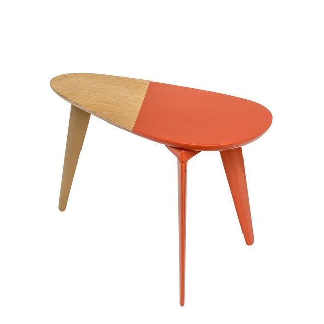 Red Dip Auxiliary Table by Tokyostory Creative Bureau For Sale - Image 8 of 8
