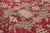 Hand-Knotted Antique Gordes Rug Red and Beige Floral Pattern For Sale - Image 4 of 6