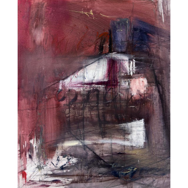 Contemporary "(N)either Travel (N)or Arrival" Original Abstract Painting by Brian Jerome For Sale - Image 3 of 3