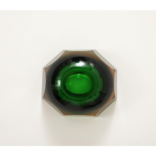 Green Murano Glass Ashtray, 1960s For Sale - Image 8 of 8