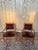 Traditional Empire Armchairs with Dolphin Armrests in Beech and Velvet, 1960s, Set of 2 For Sale - Image 3 of 7