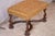 Hickory Chair bench with stretcher base 31x21x19