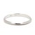 Early 21st Century Knife Edge Band Ring, Platinum, Ring Size 6.75, Stackable For Sale - Image 5 of 5