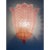 Pink Murano Glass Leaf Wall Sconces by Simoeng, Set of 2 For Sale - Image 4 of 8