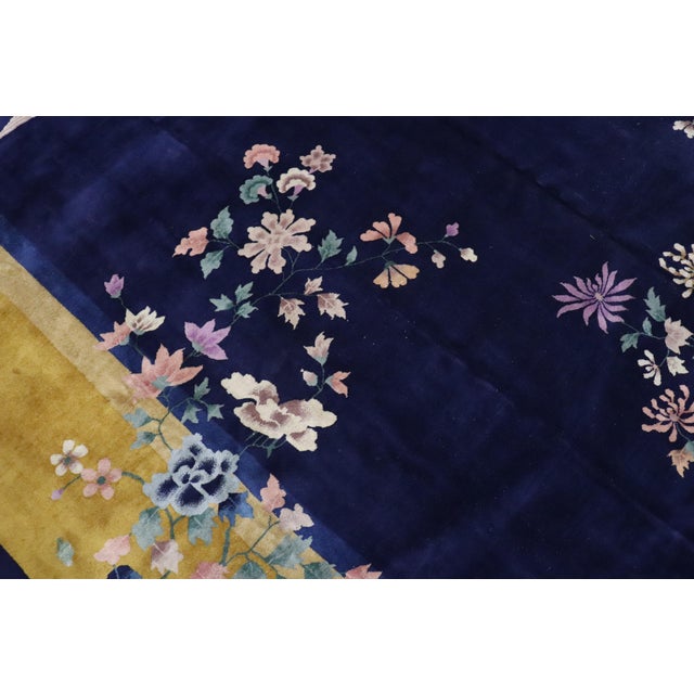 1930s Art Deco Chinese Large Room Size Rug - 10'9" x 14'5" For Sale - Image 10 of 18