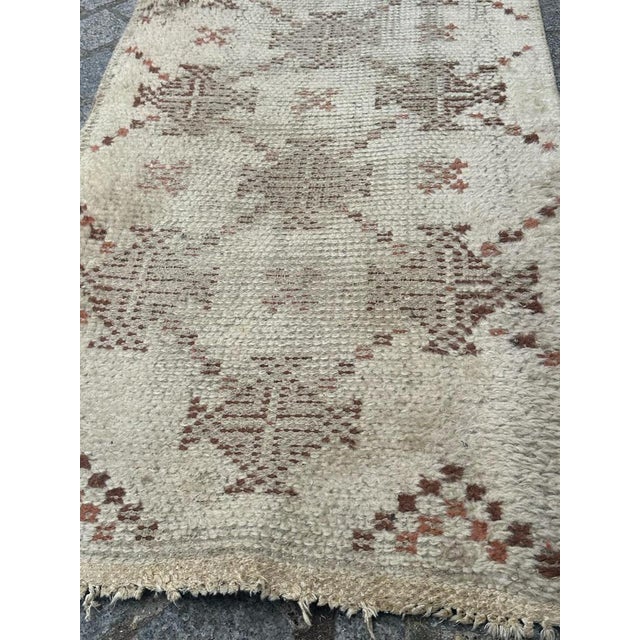 Small Moroccan Distressed Tribal Rug, 1940s For Sale - Image 15 of 18