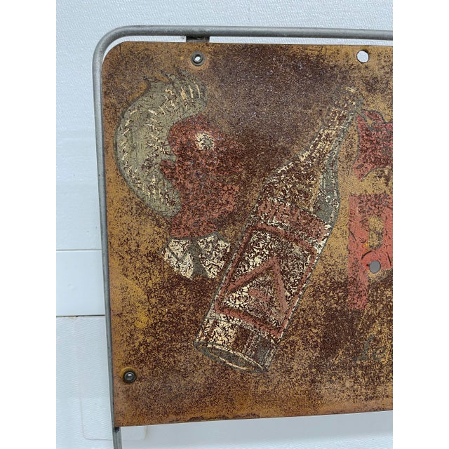 Goldenrod Vintage Mid 20th Century French Picardy Wine Shop Display Rack For Sale - Image 8 of 9