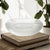 Vicke Lindstrom hand-chiseled Art glass bowl. Has the look of a piece of ice that has been Chiseled and formed. The...