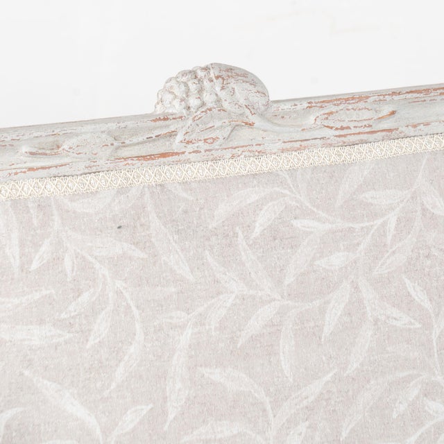 Gray Pair, 19th Century Swedish Gustavian Gray Painted Armchairs For Sale - Image 8 of 18