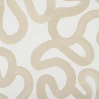 Schumacher X Hadiya Williams Trace Wallpaper In Sand For Sale