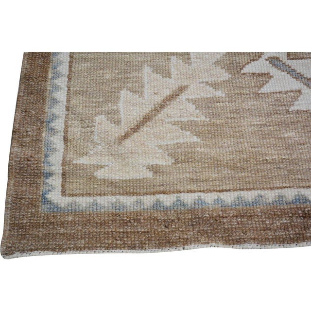 2010s Turkish Oushak Knotted Wool Rug, 10'6''x14' For Sale - Image 5 of 7