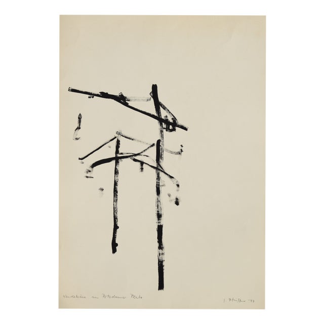 Johannes Pfeiffer, Turntable Cranes at Potsdamer Platz, 1997, Acrylic on Board For Sale