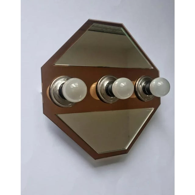 Mirror Wall Lamp from Fischer Leuchten, Germany, 1980s For Sale - Image 9 of 12