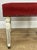 Vintage French Stool in Fabric For Sale - Image 5 of 11