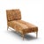 Paul McCobb for Calvin Mid Century Walnut and Brass Chaise Lounge For Sale - Image 9 of 9