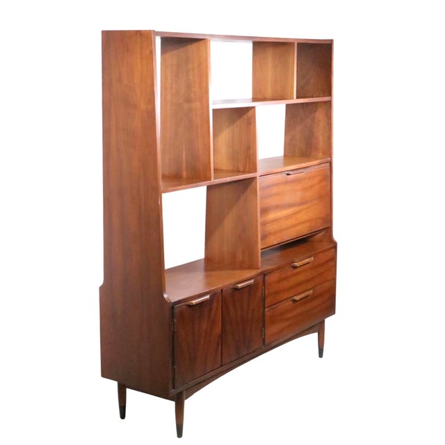 J.B. Van Sciver Company Mid Century Modern Wall Unit Room Divider For Sale - Image 4 of 16
