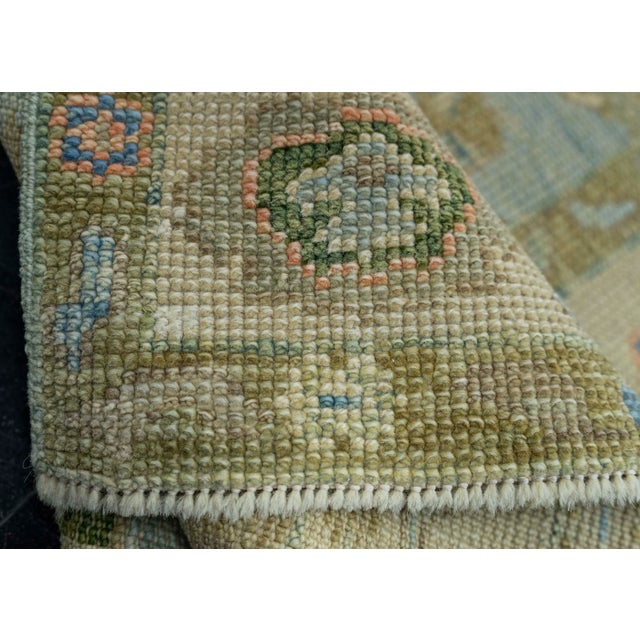 Turkish Oushak Rug 2'10"x 4'7" #20113 For Sale In Houston - Image 6 of 8