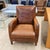 Cognac Brown Leather Club Chair from Atelier Matteo, Italy, 1970s For Sale - Image 3 of 8