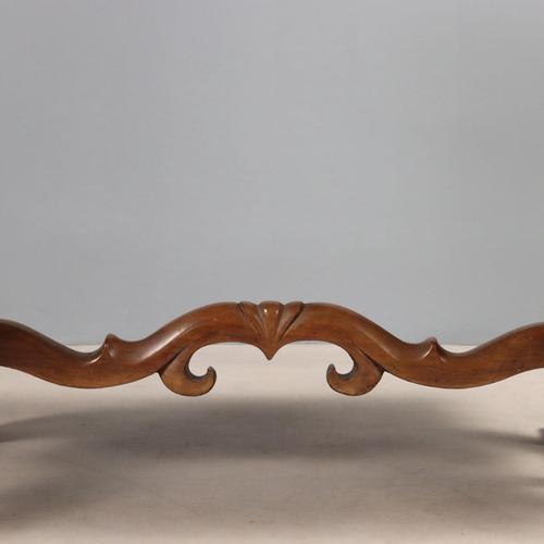 Louis Philippe Writing Desk in Walnut and Walnut Burl For Sale - Image 6 of 9