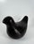Pair of Vintage Mexican Black Clay Bird Sculptures, Mid-Century Folk Art For Sale - Image 9 of 12