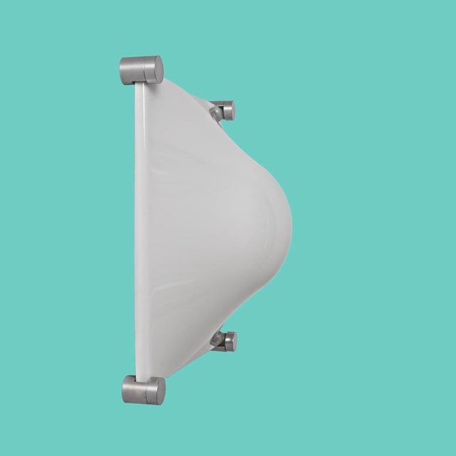 Bolla Lamps in White Acrylic Glass by Elio Martinelli for Martinelli Luce, Italy, 1960s, Set of 2 For Sale - Image 11 of 14