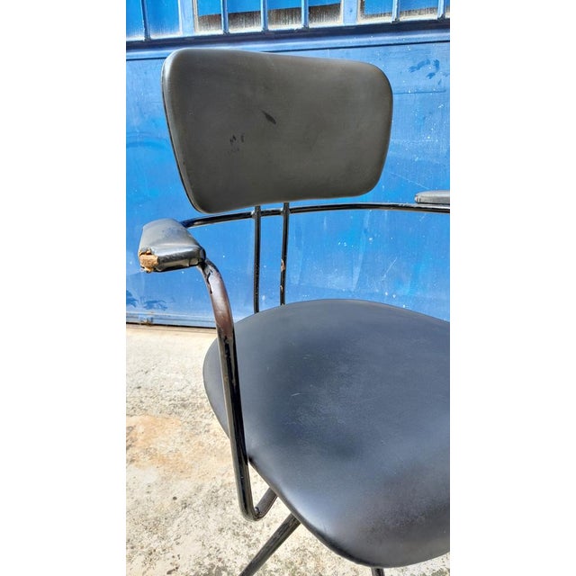 Metal Swivel Desk Chair by Gastone Rinaldi for Rima, Italy, 1950s For Sale - Image 7 of 13