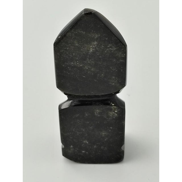 Obsidian Mayan Aztec Inca Figure, 1980s For Sale - Image 3 of 7