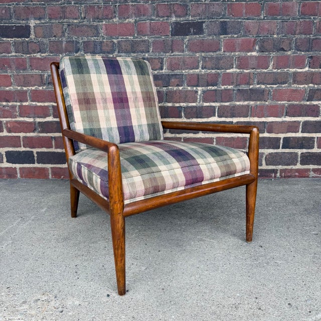 t.h. Robsjohn-Gibbings for Widdicomb Chair and Ottoman For Sale In Cleveland - Image 6 of 12