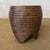 2020s Carved Walnut Fluted Side Table – Sculptural Artisan Design For Sale - Image 5 of 6