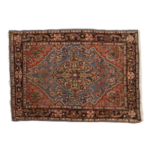 Vintage Farahan Sarouk Rug Mat - 2'1" X 2'11"