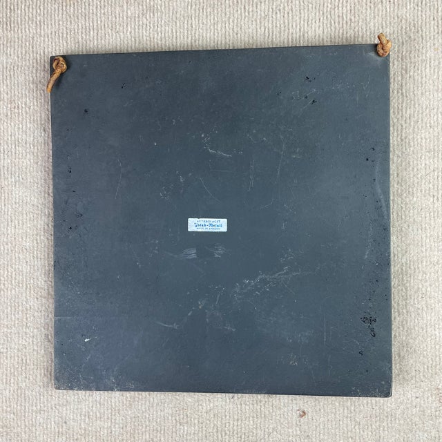 Mid-Century Modern Cast Iron Wall Relief by Ulla Fogelklou Skogh for Ystad Metall, Sweden, 1960s For Sale - Image 3 of 6