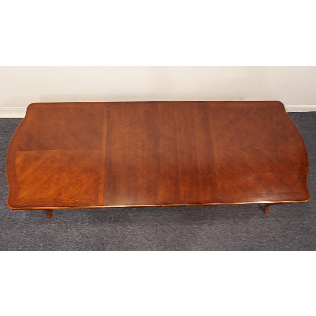 THOMASVILLE FURNITURE King Street Collection Cherry Contemporary Traditional 114" Dining Table 42621-752 30.25" High 74"...