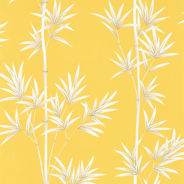 Harlequin Isabella Wallpaper in Honey/Porcelain - a Sample For Sale
