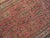 1890s Red Paisley Rustic Antique N.w. Persian Rug 3' X 13' Handknotted Wool Carpet For Sale - Image 4 of 5