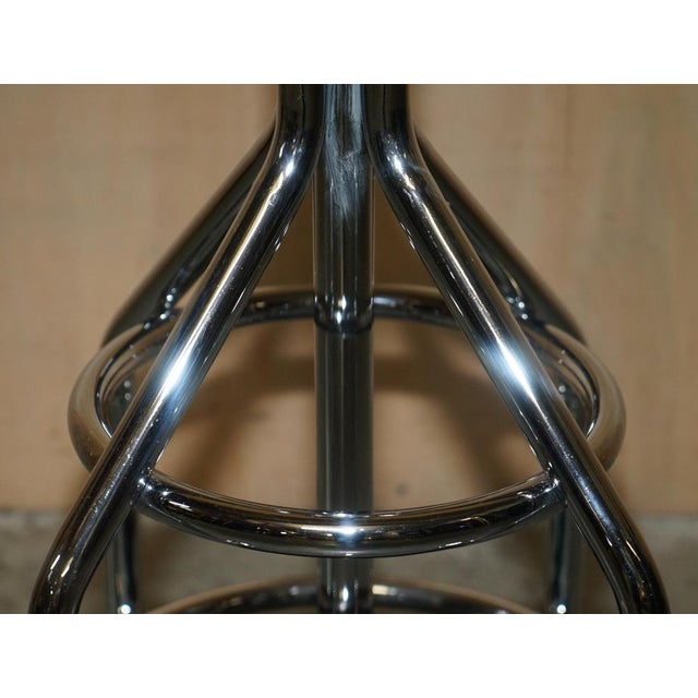 Industrial Chrome Framed Coat & Hat Stand with Spinning Top, 1950s For Sale - Image 9 of 18