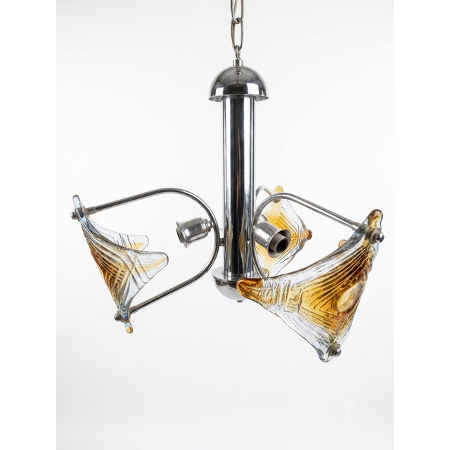 Murano Glass Ceiling Light, 1960s For Sale - Image 6 of 6