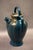 1920s Large Art Nouveau Goat Figurine in Duck-Blue Glazed Stoneware with Drips by Léon Pointu for Saint-Amand-en-Puisaye, 1920s For Sale - Image 5 of 10