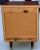 Eames Era Sold Wood Two Drawer Desk Cabinet With Pegged Capped Peg Legs For Sale In Palm Springs - Image 6 of 9