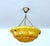 Modern Art Deco Amber Glass Pendant Light, 1930s For Sale - Image 3 of 14