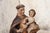 Wood Saint Anthony With the Christ Child, Holding a Bag for Distributing Bread to the Poor, 18th Century, Portuguese For Sale - Image 7 of 11