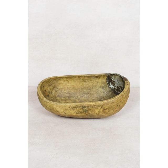 Turkana Bowl in Handcarved Wood For Sale - Image 5 of 5