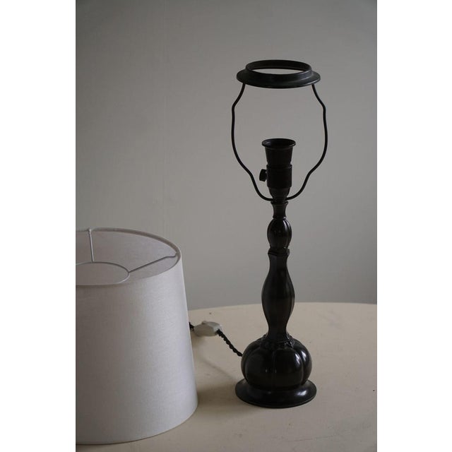 Danish Art Deco Table Lamp attributed to Just Andersen, 1920s For Sale - Image 9 of 14