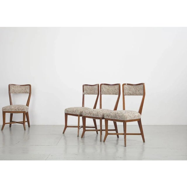 Cherry Wood Dining Chairs by Melchiorre Bega for Bega Bologna , 1950s, Set of 6 For Sale - Image 6 of 18