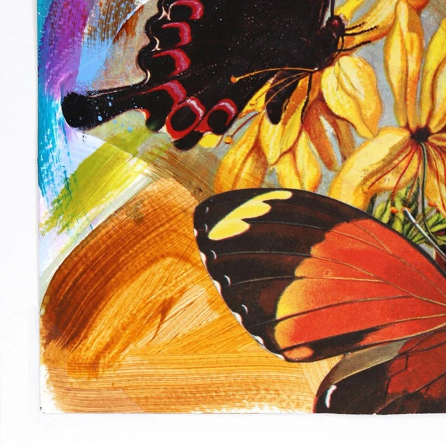 Butterfly Bombshell 2 - Colorful Abstract Figurative Portrait Original Artwork by Lindsey McCord For Sale - Image 4 of 6