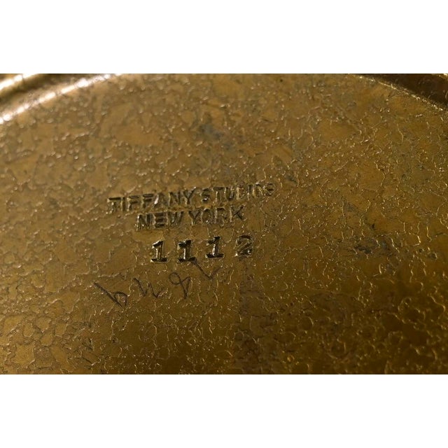 Tiffany Studios New York Greek Key Bronze Inkwell For Sale - Image 13 of 15