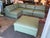 Fitzgerald Modular Teal Leather Sofa With Storage Ottoman, Set For Sale In San Francisco - Image 6 of 17