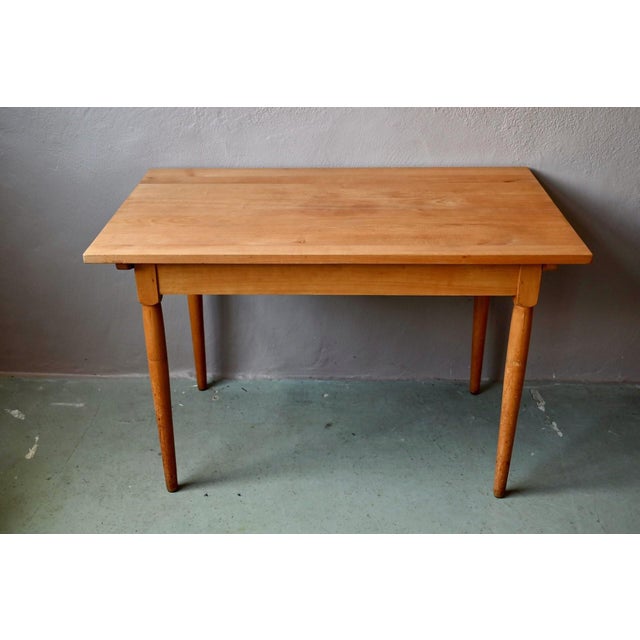 Vintage Bistro Table with Spindle Legs, 1960s For Sale - Image 4 of 11