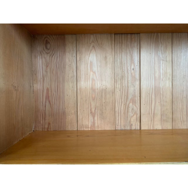 Wood Hand-Made Wooden Bookcase, 1940s For Sale - Image 7 of 17