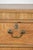 Large Antique English Blonde Oak Chest of Drawers with Gilt Elements, 18th Century For Sale - Image 9 of 14